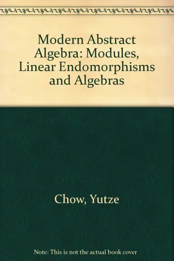 Cover of Modern Abstract Algebra
