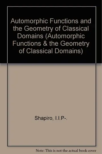 Cover of Automorphic Fnctns Geomtry Cls