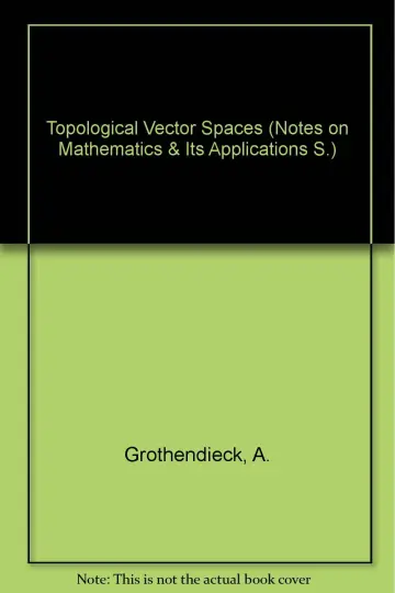 Cover of Topological Vector Spaces