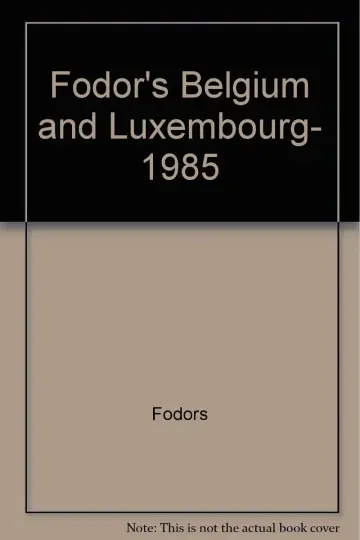 Cover of Fd Belgium & Lux 1985