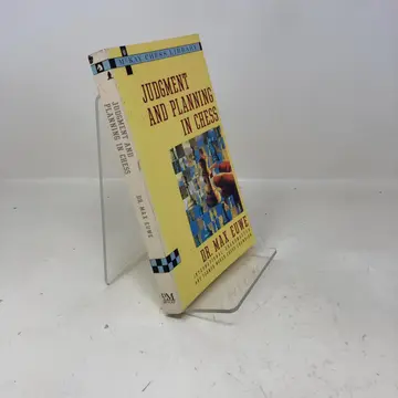 Cover of Judgment and Planning in Chess