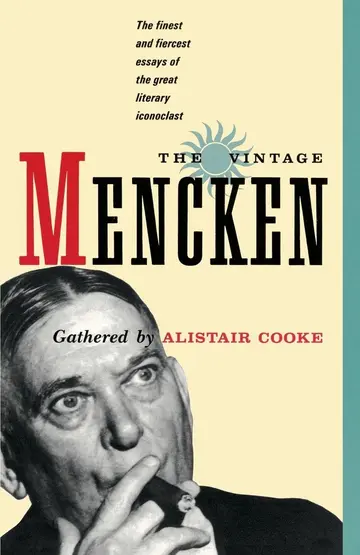 Cover of The Vintage Mencken