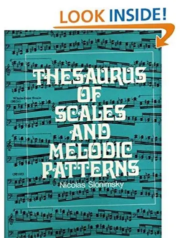 Cover of Thesaurus of Scales and Melodic Patterns