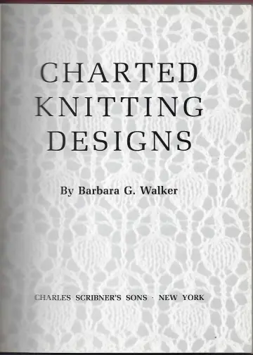 Cover of Charted Knitting Designs