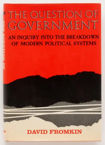 Cover of The question of government