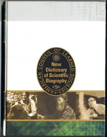Cover of New Dictionary of Scientific Biography