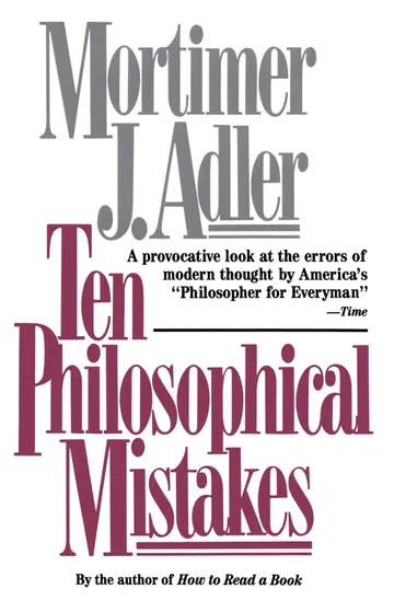 Cover of Ten Philosophical Mistakes