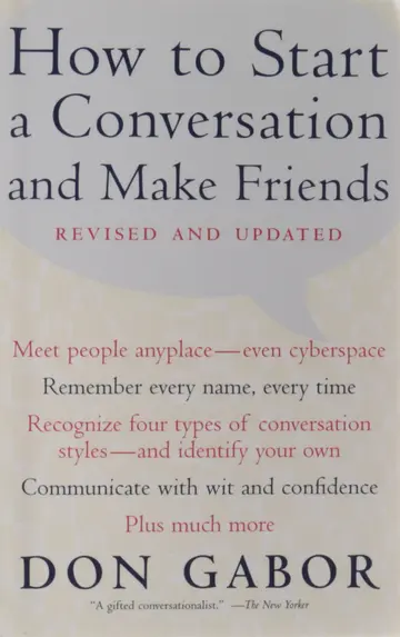 Cover of How to Start a Conversation and Make Friends