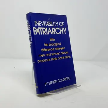 Cover of The inevitability of patriarchy