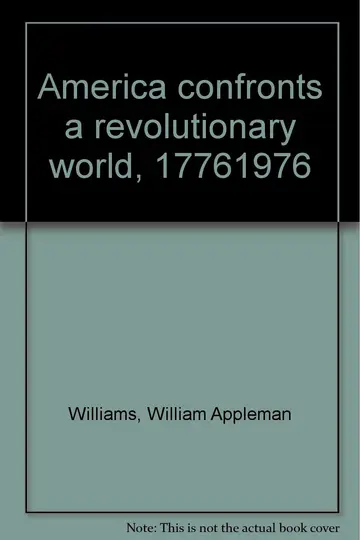 Cover of America confronts a revolutionary world, 1776-1976