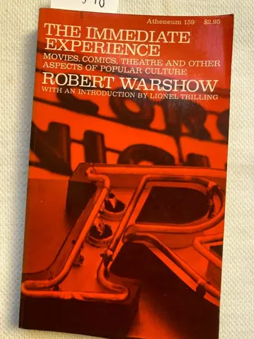 Cover of Immediate Experience