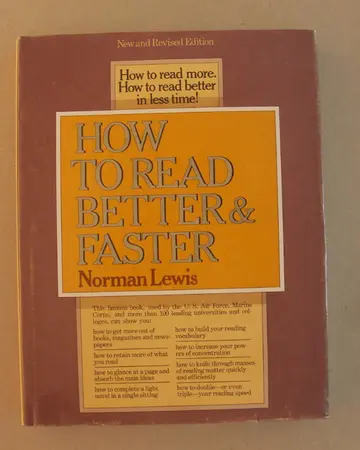 Cover of How to Read Better and Faster