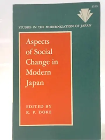 Cover of Aspects of Social Change in Modern Japan