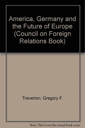Cover of America, Germany & the Future of Europe (Paper)