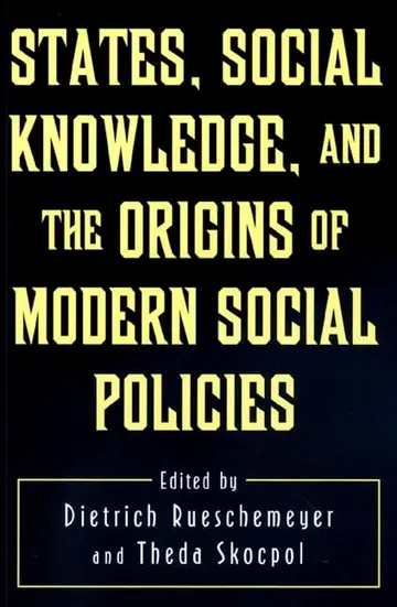 Cover of States, Social Knowledge & the Origins of Modern Social Policies (Paper)