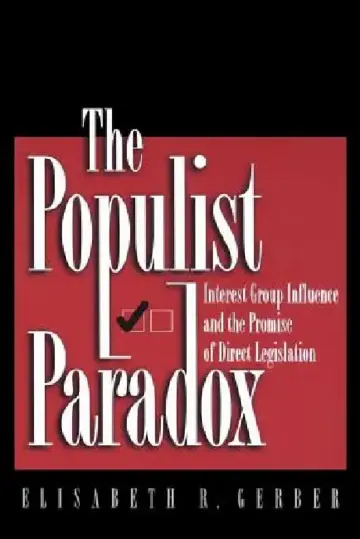 Cover of The Populist Paradox