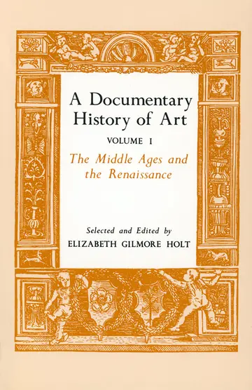 Cover of A Documentary History of Art, Volume 1