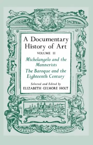 Cover of A Documentary History of Art, Volume 2