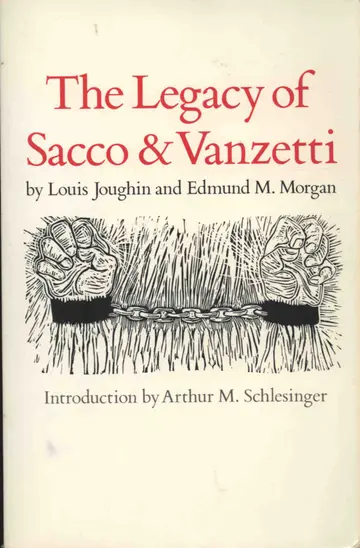 Cover of The Legacy of Sacco & Vanzetti (Paper)