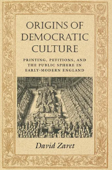 Cover of Origins of Democratic Culture