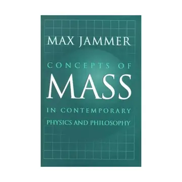 Cover of Concepts of Mass in Contemporary Physics & Philosophy