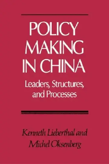 Cover of Policy Making in China