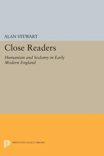Cover of Close Readers – Humanism & Sodomy in Early Modern England