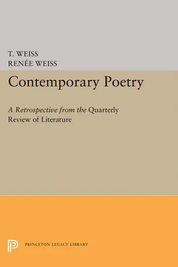 Cover of Contemporary Poetry