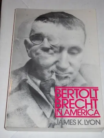 Cover of Bertolt Brecht in America