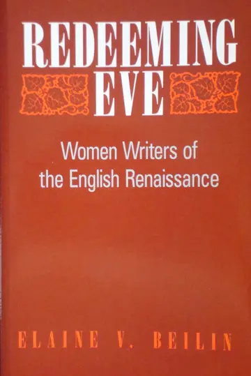 Cover of Redeeming Eve – Women Writers of the English Renaissance (Paper)