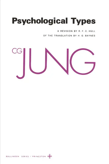 Cover of Collected Works of C.G. Jung, Volume 6