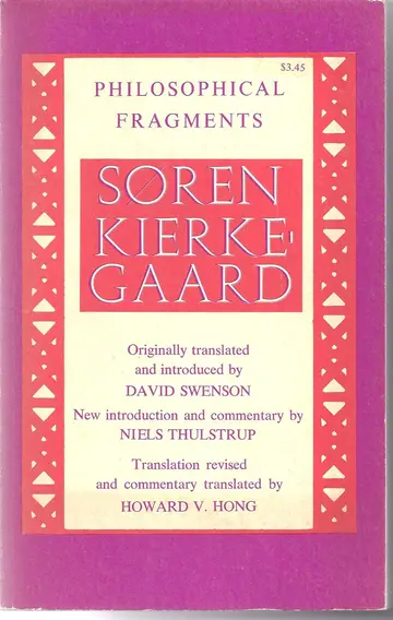 Cover of Philosophical Fragments or a Fragment of Philosophy