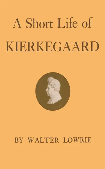 Cover of Short Life of Kierkegaard