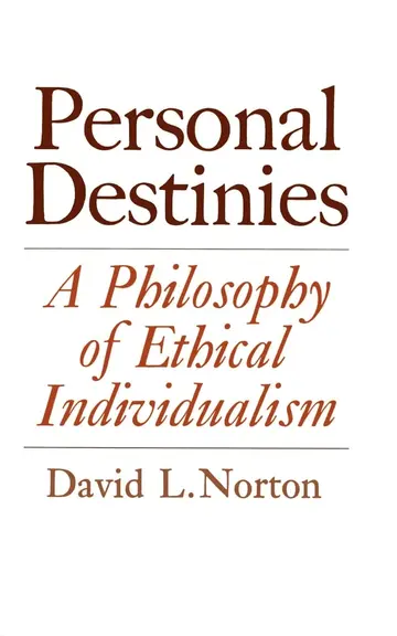 Cover of Personal Destinies