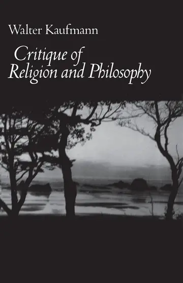 Cover of Critique of Religion and Philosophy