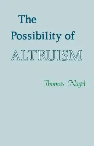 Cover of The Possibility of Altruism