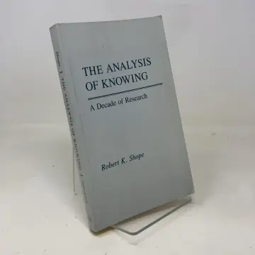 Cover of The Analysis of Knowing – a Decade of Research (Paper)