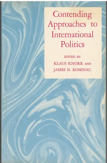 Cover of Contending Approaches to International Politics