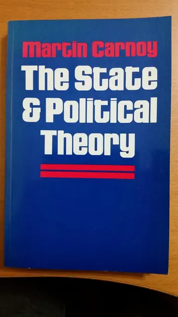 Cover of The State & Political Theory (Paper)