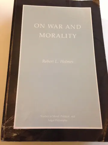 Cover of On War and Morality (Paper)