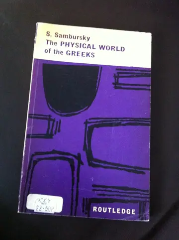 Cover of Sambursky