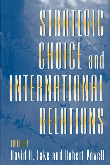Cover of Strategic Choice and International Relations