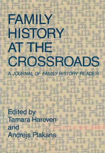 Cover of Family History at the Crossroads – a Journal of Family History Reader (Paper)