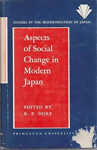 Cover of Aspects of Social Change in Modern Japan