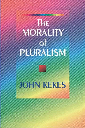 Cover of The Morality of Pluralism