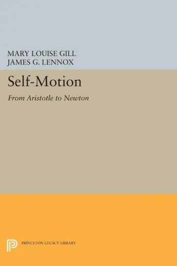 Cover of Self–Motion – From Aristotle to Newton