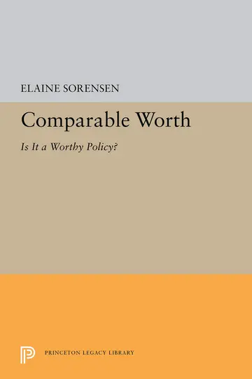 Cover of Comparable Worth – Is It a Worthy Policy?