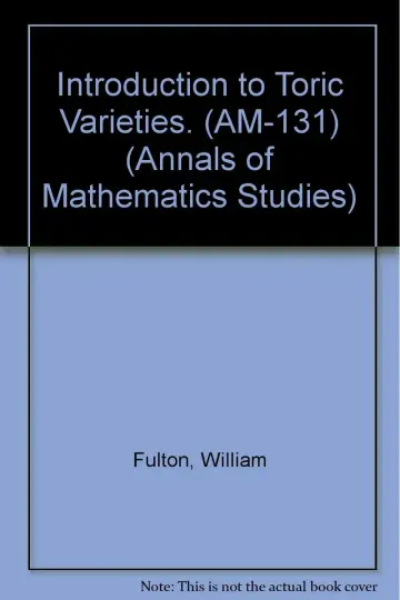 Cover of Introduction to Toric Varieties