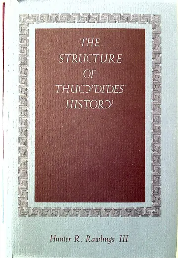 Cover of The Structure of Thucydides' History