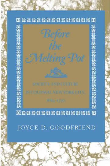 Cover of Before the Melting Pot
